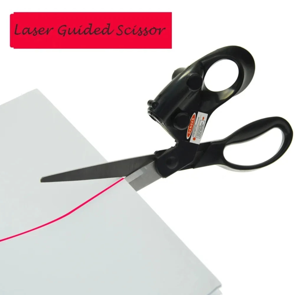 Laser Guided Precision Scissors – Perfect Straight Cuts Every Time