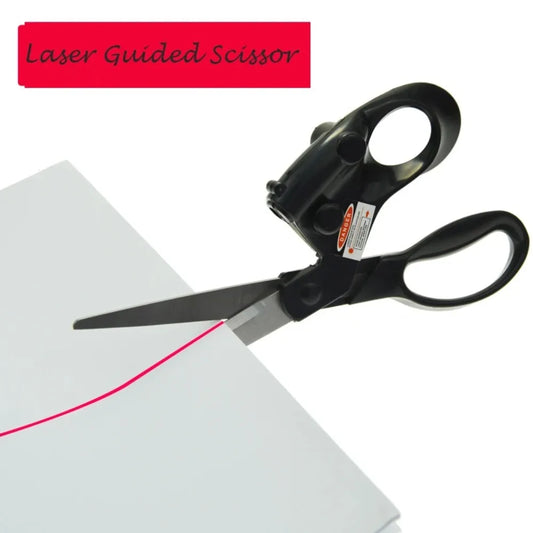 Laser Guided Precision Scissors – Perfect Straight Cuts Every Time