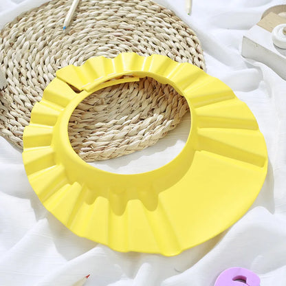 Baby Shower Cap for Kids – Adjustable Waterproof Shampoo Hat with Ear & Eye Protection
