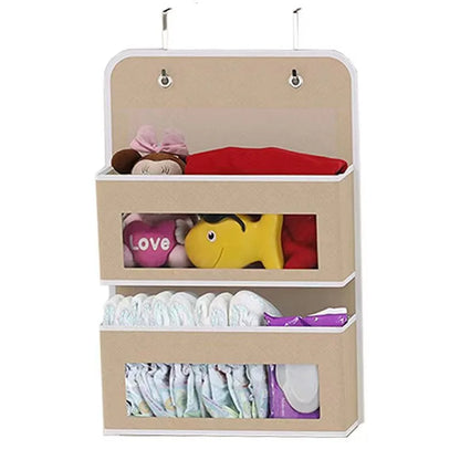 5-Shelf Hanging Storage Organizer – Behind Door Multi-Pocket Space Saver