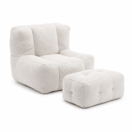 The CloudLounge Plush Bean Bag Chair